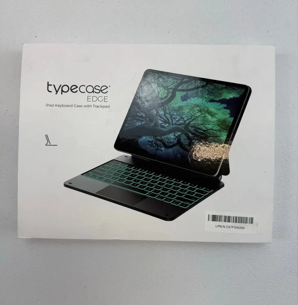 Typecase Edge iPad Pro 13 Keyboard Case Trackpad Magnetic Cantilever Backlit